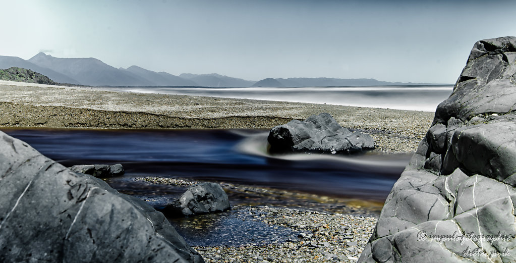 Outlet of Ship river into tasman sea 1